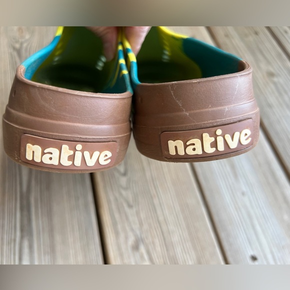 Native Shoes Men’s Jefferson Clog Pickle Patina Marble Sz 12 main image 9